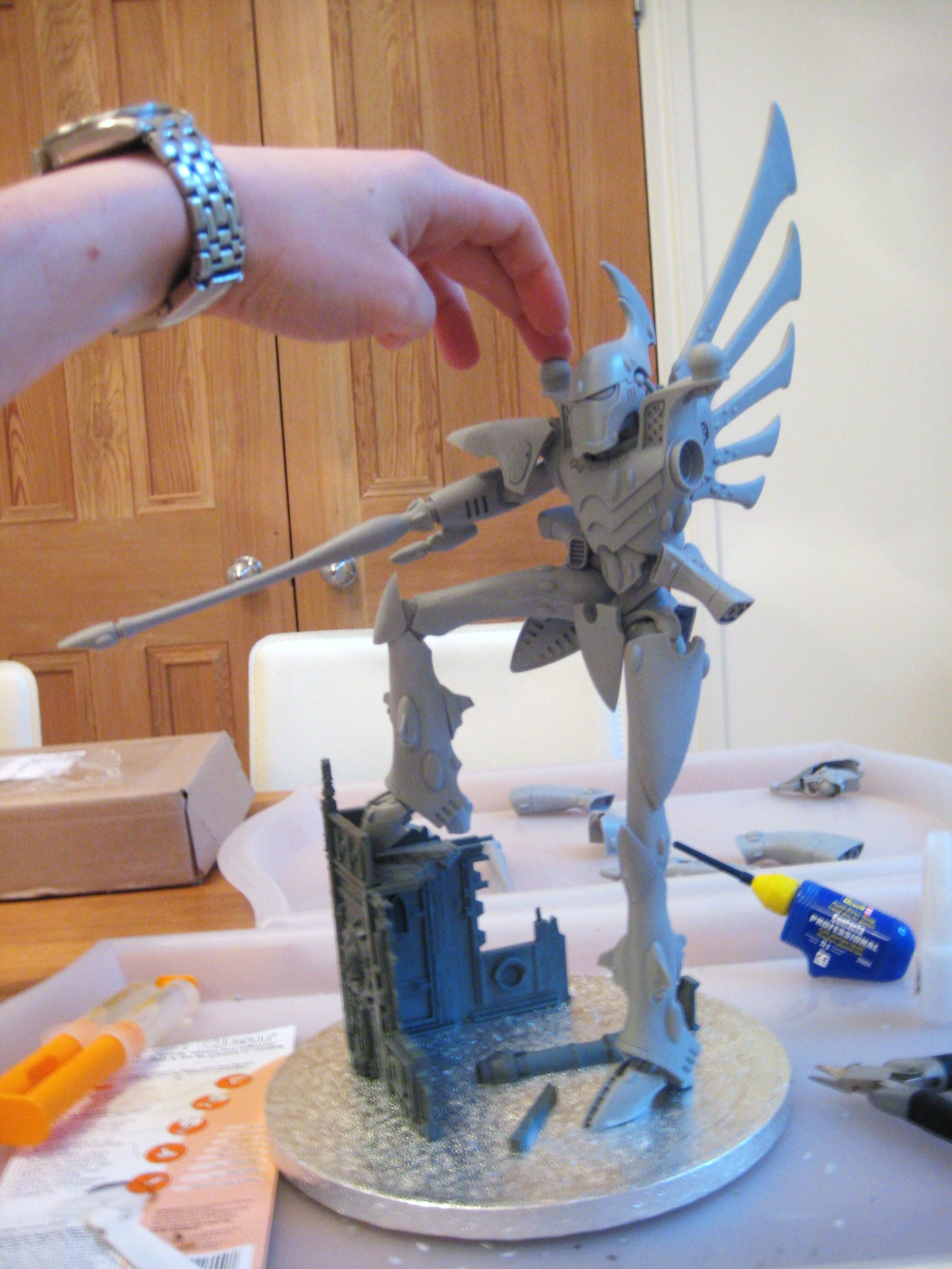 Eldar Titan Warhammer 40000 Work In Progress The Start Of The